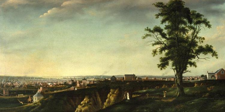 Francis Guy View of Baltimore from Chapel Hill Sweden oil painting art